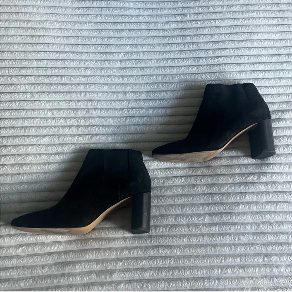 Rag & Bone Black Suede Ankle Booties
